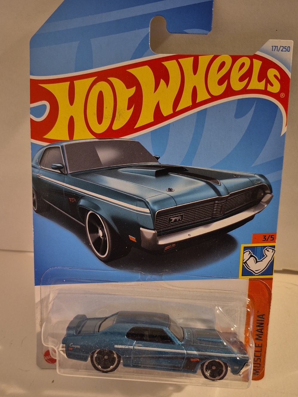 D2 hot wheels 69 mercury cougar eliminator with shipping protector